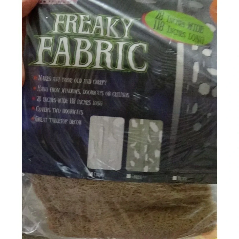 Freaky Fabric Spider Web Netting Halloween Creepy Stretchy Fabric #290
